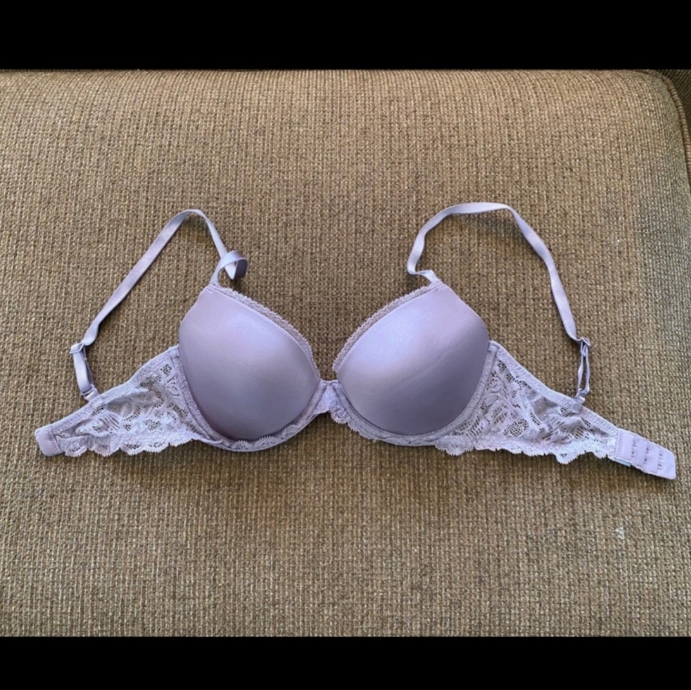 Calvin Klein lilac push-up underwire bra size 32D